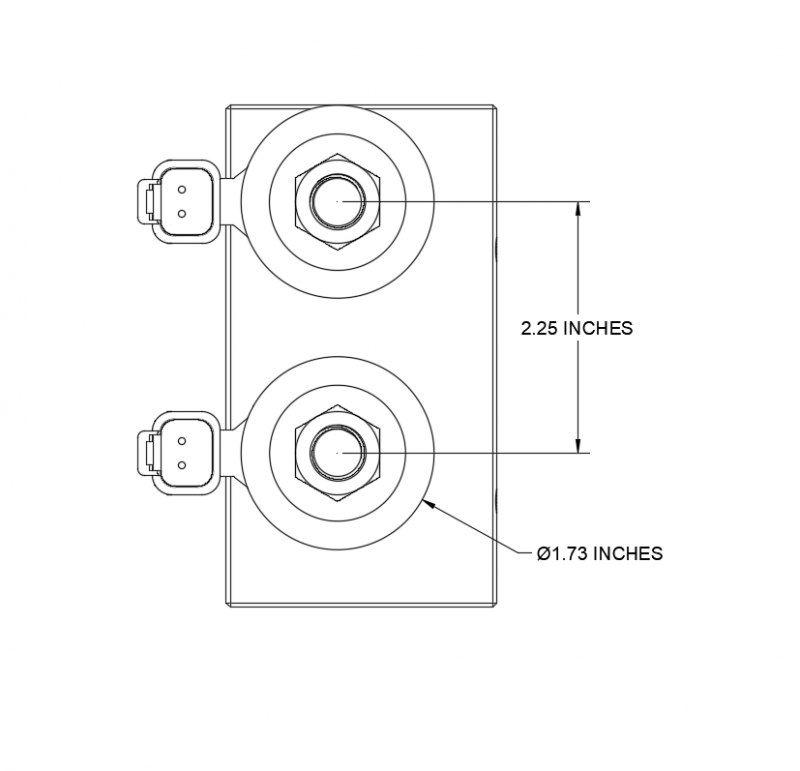 Dimension CAD Diagram of HM2-08