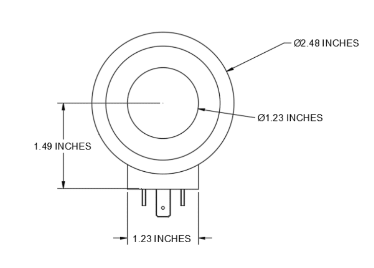 MFZ10-90YC CAD Diagram Dimensions