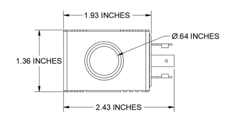 Z50-12V CAD Diagram Dimensions