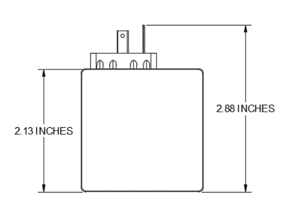 Dimension CAD Diagram of Z100-12V