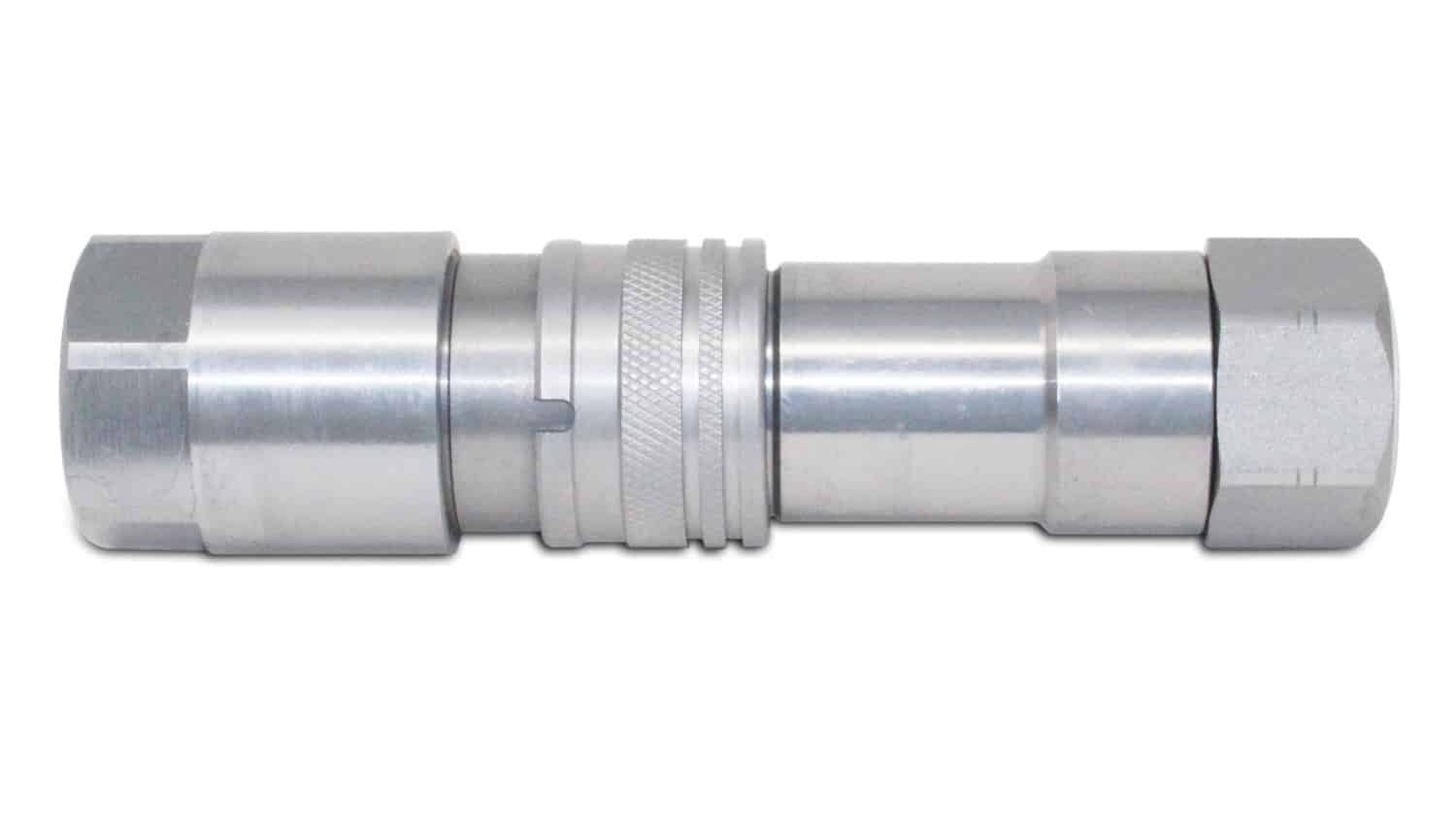 Flat Face Connect Under Pressure Hydraulic Quick Connect Coupler Set, 1/2″ NPT Thread