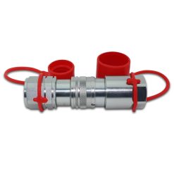 Flat Face Couplers Connected