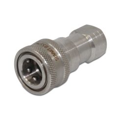 1/4″ NPT ISO 7241-B Stainless Steel Quick Disconnect Hydraulic Female Coupler