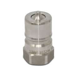 3/4″ NPT ISO 7241-B Stainless Steel Quick Disconnect Hydraulic Male Coupler