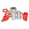 3/8” Ag Hydraulic Quick Connect Coupler Set, 3/8” NPT Thread