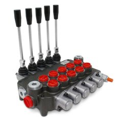 Monoblock Control Valve, 5 Spool, 20 GPM