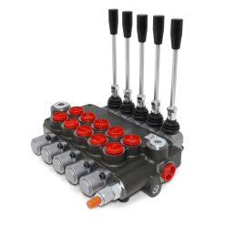Monoblock Control Valve, 5 Spool, 20 GPM