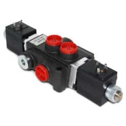Hydraulic Monoblock Solenoid Control Valve, 1 Spool, 13 GPM, 12V DC