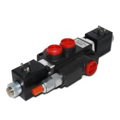 Hydraulic Monoblock Solenoid Control Valve, 1 Spool, 13 GPM, 12V DC