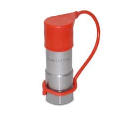 Flat Face Connect Under Pressure Hydraulic Quick Connect Male Coupler, 3/4″ NPT Thread