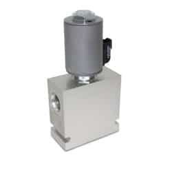 Hydraulic Selector Diverter Valve, 3-Way, #12 SAE Ports, 16 GPM, 12v DC