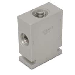 Hydraforce 7024480 Manifold Valve Body Housing, 4-Way, #8 SAE Ports, Size 10