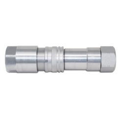 Flat Face Connect Under Pressure Hydraulic Quick Connect Coupler Set, 1/2″ NPT Thread