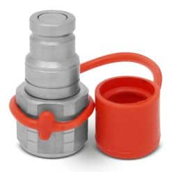 1/4″ Flat Face Hydraulic Quick Connect Male Coupler, 1/4″ NPT Thread