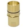 Wet-Line Wing Nut Hydraulic Quick Disconnect male Coupler