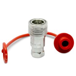 1/4” Ag Hydraulic Quick Connect Coupler Set, 3/8" SAE (9/16"-18 ORB) Thread