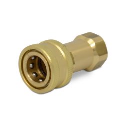 1/2″ NPT ISO 7241-B Brass Quick Disconnect Hydraulic Female Coupler