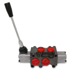Hydraulic Manual Actuated Lever Selector/Diverter Valve, 13 GPM