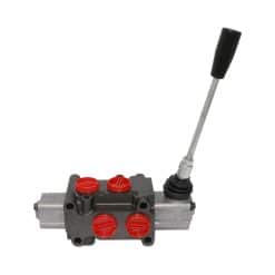 Hydraulic Manual Actuated Lever Selector/Diverter Valve, 13 GPM