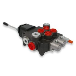 Hydraulic Directional Control Valve for Tractor Loader w/ Joystick, 2 Spool, 21 GPM