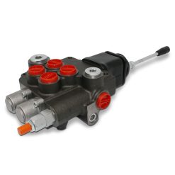 Hydraulic Directional Control Valve for Tractor Loader w/ Joystick, 2 Spool, 21 GPM