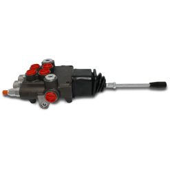 Hydraulic Directional Control Valve for Tractor Loader w/ Joystick, 2 Spool, 21 GPM