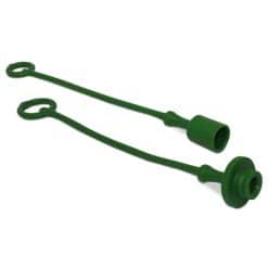 John Deere Sub Compact Tractors Hydraulic Male Dust Cap and Female Plug Cover Set (Green, Black, Yellow, Grey)