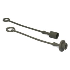 John Deere Sub Compact Tractors Hydraulic Male Dust Cap and Female Plug Cover Set (Green, Black, Yellow, Grey)