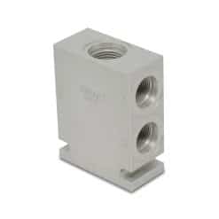 Hydraforce 7024480 Manifold Valve Body Housing, 4-Way, #8 SAE Ports, Size 10