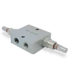 Dual Crossover Hydraulic Relief Cushion Valve, 3/8” NPT Ports