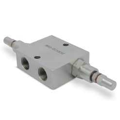 Dual Crossover Hydraulic Relief Cushion Valve, 1/2” NPT Ports, 19 GPM