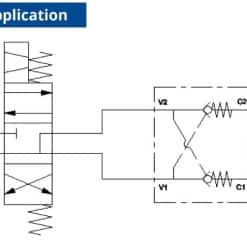 Dual Crossover Hydraulic Relief Cushion Valve, 1/2″ NPT Ports, 19 GPM
