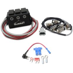 Three button control valve switchbox with harness