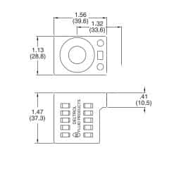 Deltrol 08 Series Dimension Diagram