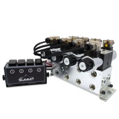 Electric Hydraulic Double Acting Directional Control Valve, 4 Spool