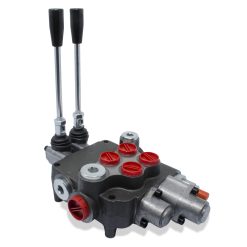 Monoblock Hydraulic Directional Control Valve, 2 Spool w/ Single Float Detent, 21 GPM