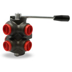 Side view of RDV6-08S rotary diverter valve