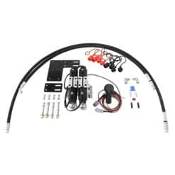 Kit components of Kubota 2 spool rear remote kit