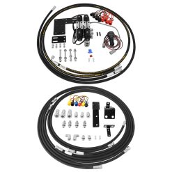 Kit components of Kubota 4 spool front third function and rear remote and front third function kit FR2-K5