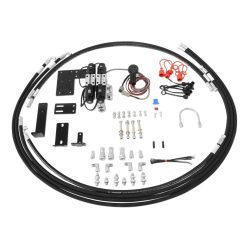 Kit components of Kubota 2 spool front third function and rear remote kit