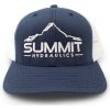 Front view of Summit Hydraulics blue hat