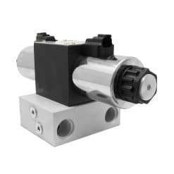 25 GPM valve spool on a third function manifold block