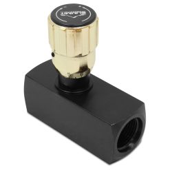Product photo of Hydraulic In-Line Adjustable Variable Flow Control Valve w/ Free Reverse Flow, 3/4