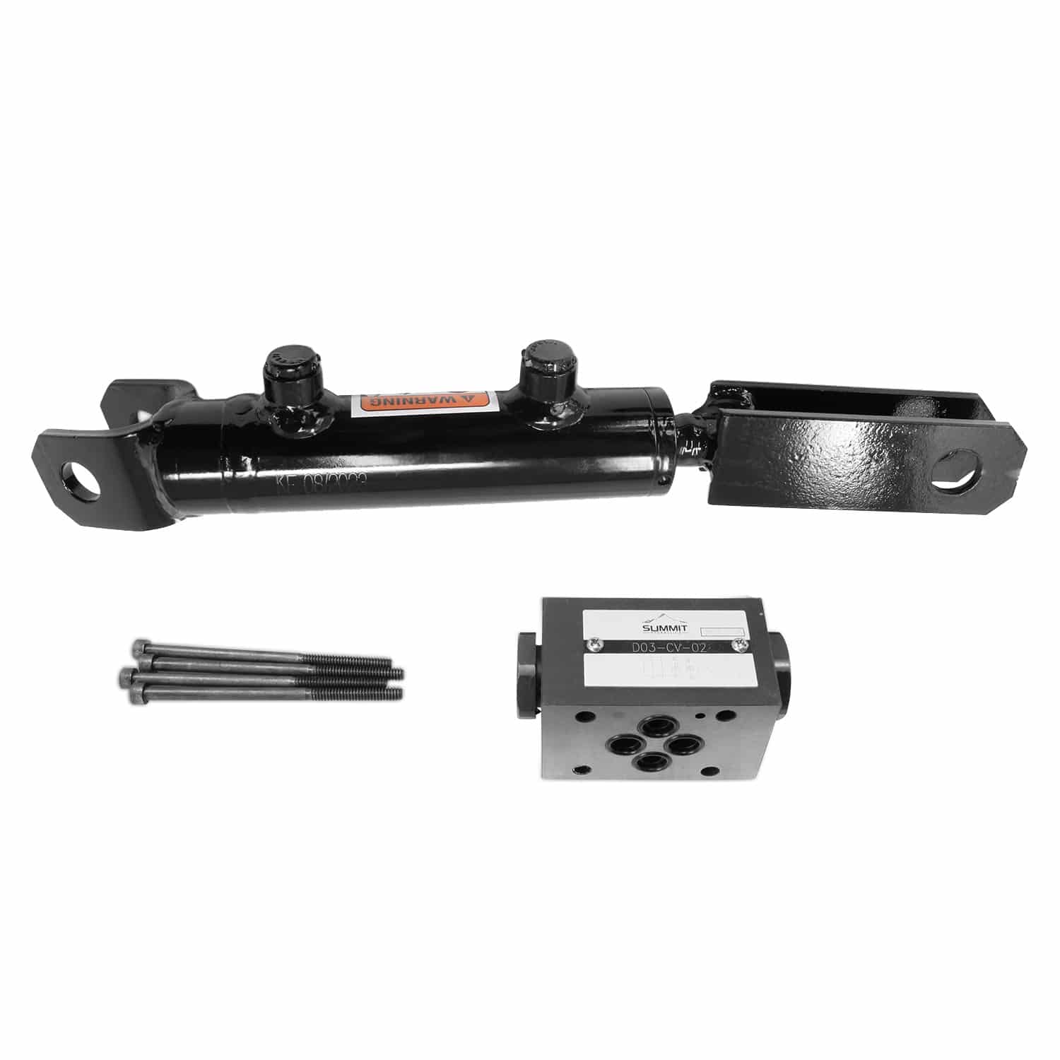 Product photo of Summit Hydraulics tractor SLC1-003 side link cylinder and check valve